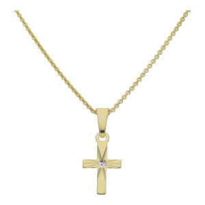 Kettenanhänger Damen Kreuz 925 Silber JL16-02-0871...