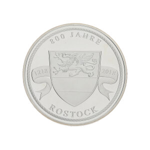 Silbermünze 14,66 Gramm Silber 333 Lübisches...