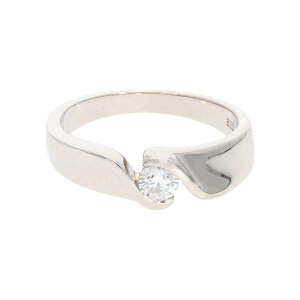 Diamant Ring Weißgold 585 Brillant 0,20 Carat...