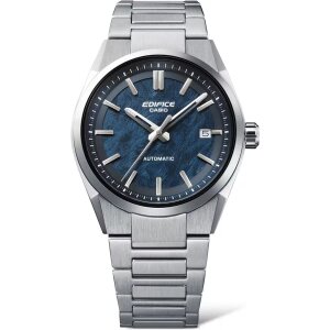 Casio Uhr Herren Edifice Automatik EFK-110D-2AER Edelstahl, Blau
