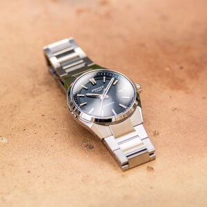 Casio Uhr Herren Edifice Automatik EFK-110D-2AER Edelstahl, Blau