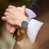 Casio Uhr Herren Edifice Automatik EFK-110D-2AER Edelstahl, Blau