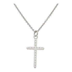 Kreuz Collier Damen 925 Silber JL16-05-0880 Zirkonia