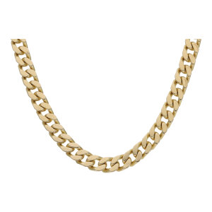 Herren Goldkette 585 Panzer massiv FBM Second Hand...