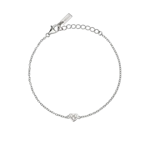 Mabina Herz Armband Silber 925 Labor Diamant 534072