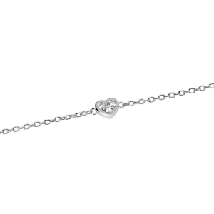 Mabina Herz Armband Silber 925 Labor Diamant 534072