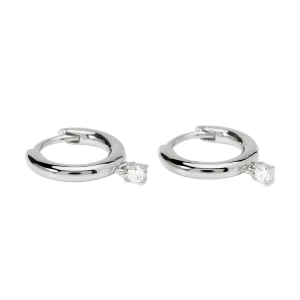 Mabina Creolen Silber 925 Labor Diamant 563895