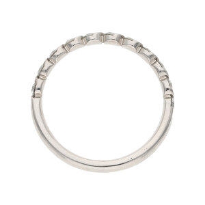 Memoire Ring Weißgold 585 Brill. 0,44 ct...