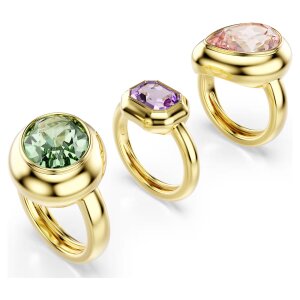 Swarovski Set (3) Gema Motivring 5753094 Mehrfarbig, Gold...