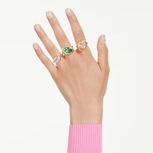 Swarovski Set (3) Gema Motivring 5753094 Mehrfarbig, Gold...