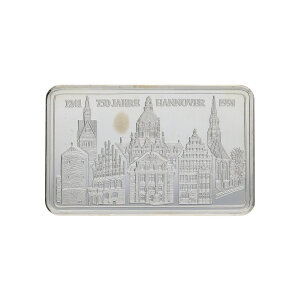 Silberbarren 17 Gramm 999 Feinsilber 750 Jahre Hannover...