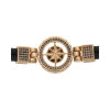 Armband Herren "Frog" Glamira Rotgold 750 Second Hand 125 Diamanten schwarz 25326293 getragen