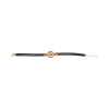Armband Herren "Frog" Glamira Rotgold 750 Second Hand 125 Diamanten schwarz 25326293 getragen