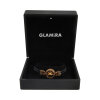 Armband Herren "Frog" Glamira Rotgold 750 Second Hand 125 Diamanten schwarz 25326293 getragen
