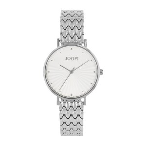 JOOP! Damenuhr 2100481 Edelstahl, Weiß