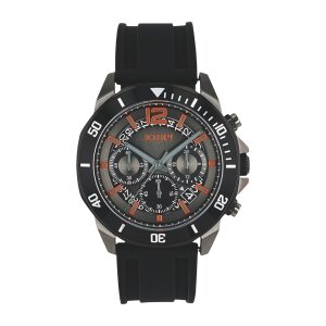 JOOP! Uhr Herren 2100489 Edelstahl, Silikon, Schwarz