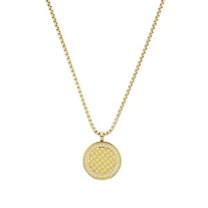 JOOP! Kette mit Anhänger 2100961 Edelstahl, Gold...