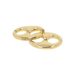 JOOP! Damen Creolen Edelstahl, Goldplattiert 2100828