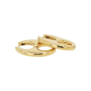 JOOP! Damen Creolen Edelstahl, Goldplattiert 2100828