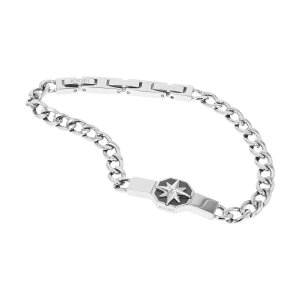 JOOP! Männer Armband Edelstahl 2100989 Kompass Motiv