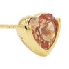 JOOP! Ohrstecker 2100960 Silber 925, Gold plattiert, Zirkonia, Herz, Beige