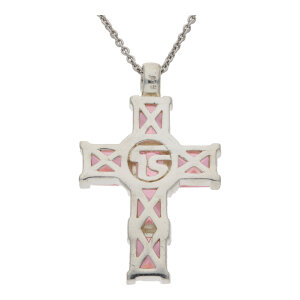 Thomas Sabo pink Kreuz Anhänger Silber 925 Second...