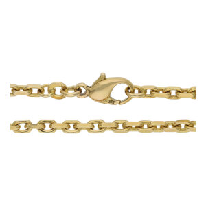 Goldkette FBM 333 massiv Anker Diamantiert Second Hand...