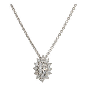 Ketten Anhänger Diamant 0,50 Carat Weißgold...