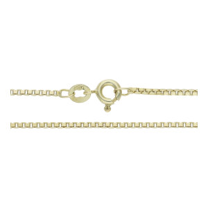 Goldkette Venezianer massiv Gold 585 1,3 mm breit Second...