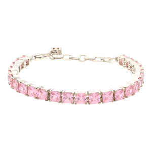 Thomas Sabo Silber 925 Tennisarmband in Rosa Second Hand...