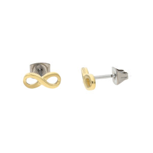 Boccia Ohrstecker 05020-02 Titan, Gold plattiert,...