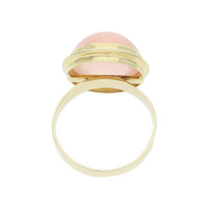 Rosenquarz Ring Gold 333 Handarbeit Second Hand 25326326...