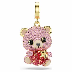Swarovski Idyllia Charm gold plattiert 5738357 Rosa Teddy...