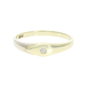 Damenring Gold 585 Diamant ca.0,03 Carat Second Hand...