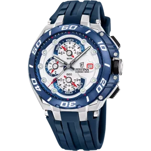 Festina Herrenuhr Chrono Bike F20755/1 Chronograph, Blau,...