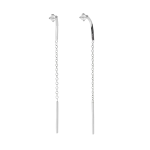 Mabina Ohrhänger Silber 925 Labordiamant 563899