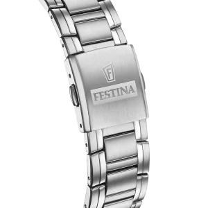 Festina Herren Uhr Chronograph F20704/4 Silber, Blau,...