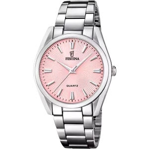 Festina Damen Uhr Quarz F20622/N Silber, Rosègold