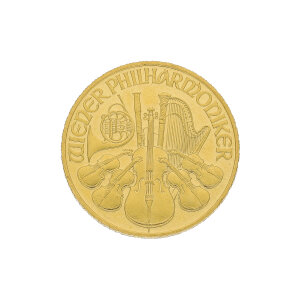 Goldmünze Wiener Philharmoniker 1/4 Unze Feingold...