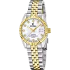 Festina Damenuhr Swiss Made Classic Steel F20088/1 Edelstahl, Gold plattiert, Bicolor, Perlmutt