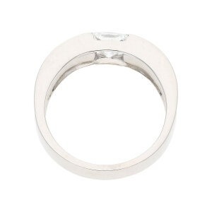 Diamantring 1 Carat Princess Cut TW/Si Weißgold 585...