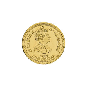Goldmünze 0,5 Gramm Feingold 999,9 Cook Islands...