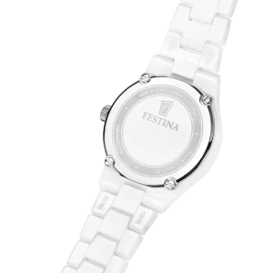 Festina Damenuhr F20751/1 Keramik, Weiß