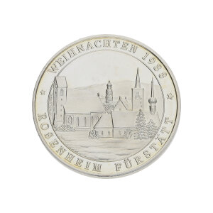 Silbermünze 14,8 Gramm Weihnachten 1988 - Rosenheim...