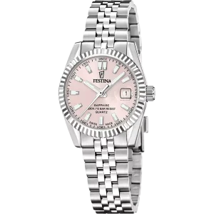Festina Damenuhr Swiss Made Classic Steel F20087/2...