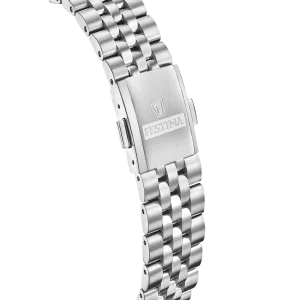 Festina Damenuhr Swiss Made Classic Steel F20087/2 Edelstahl, Rosé