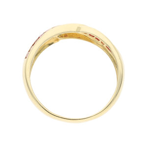 Damenring Gold 750 Rubin Diamanten Second Hand 25326340...