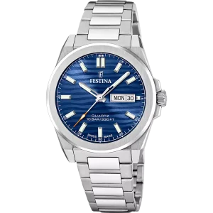 Festina Uhr Herren Swiss Made Dune Klein blue dial...