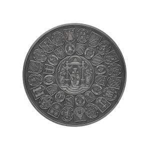 Silbermünze 20 Gramm Stadtansicht von München...