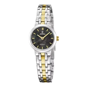 Festina Damenuhr Mademoiselle F20747/4 Edelstahl, Gold...